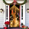 1PC Background Cloth Atmosphere Polyester Party Supplies Christmas Door Hanging Christmas Decorations Blanket