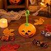 Slow Rebound Pumpkin Shaped Stress Relief Toy with Funny Scary Face for Adults and Children Halloween Theme Squeeze Decoration