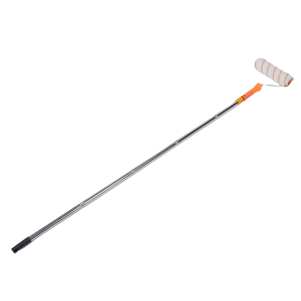Paint Roller Kit Set Multi Function with 1.2m Stainless Steel Extended Detachable Pole Handle for Wall Ceiling