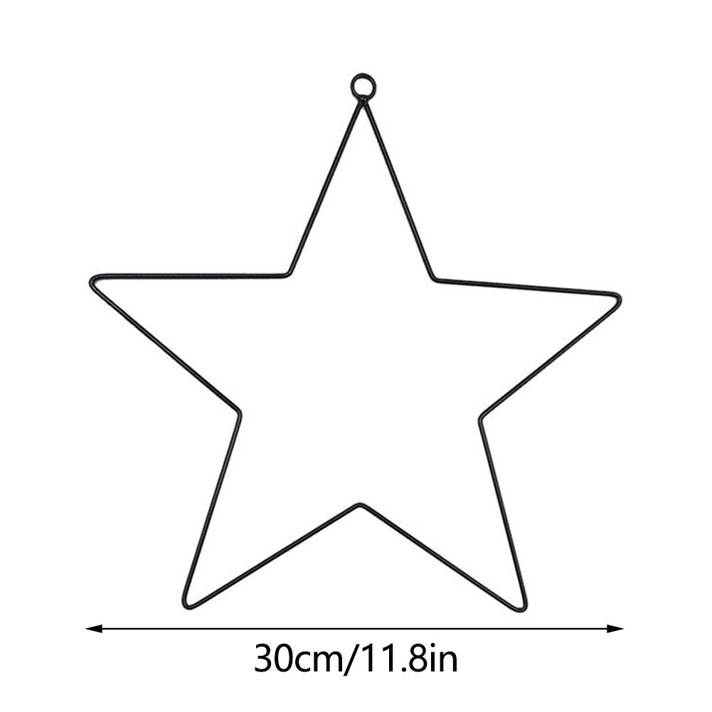 Star Wreath Ring Iron Dreamcatcher Metal Star Wire