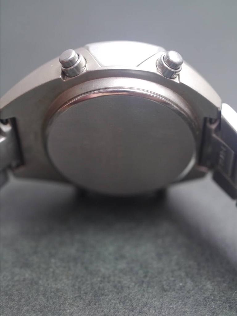 SEIKO ALBA SPOON Quartz Digital Watch Working Condition W671-4030 Men's (AE259)