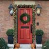 2 Pack Christmas Garland Decorations Clearence, 11Ft Holly Leaves with Red Berry Garland for Christmas Tree Staircase Mantle Indoor Outdoor Holiday