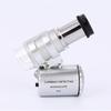 LED UV Illuminated 60X Pocket Microscope Mini Portable Jewelry Currency Magnifier Loupe