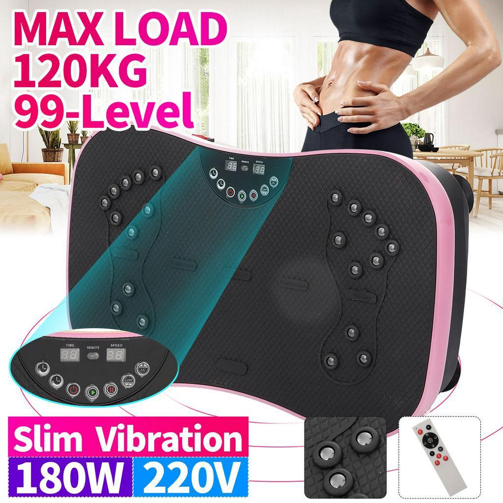 180W Oefening Fitness Vetverbranding Afslanken Lui Gewichtsverlies Schuddende Workout Oscillerend Platform Machine Vibratieplatform Machines