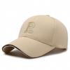 R Letter Embroidered Baseball Cap Adjustable Sun Protection Outdoor Sports Hat