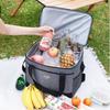 Large-Capacity Square Ice Packs Minimalist Insulated Lunch Box Bag Crossbody Fresh-Keeping Picnic Bag for Outdoor Use