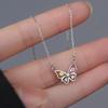 Sweet Butterfly Pendant Necklace for Women Girls Popular Choker Clavicle Chain Party Jewelry Gifts