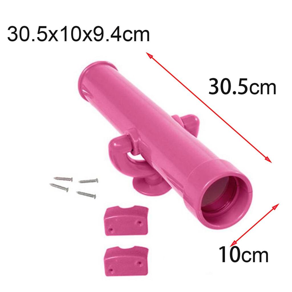 Kids Playground Toy Telescope Included Mounting Hardware Accessories Play Equipment Creative Outdoor Play Swing Set for Ages 3+