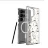 Running Deer Transparent Magnetic Case for iPhone 15/16/17 Pro Max - Full Coverage Protection