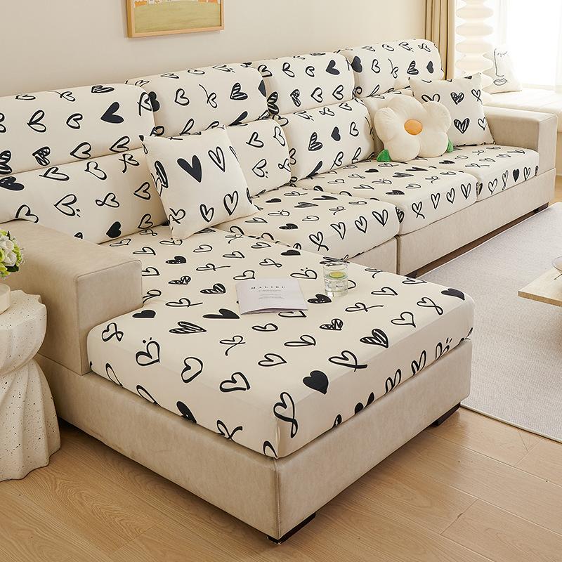 Sofa Cover All -Inclusive Four -Season Anti -Slip Cushion Cover Simple Elastic Anti -Cat Scratch Sofa Cover Thickened