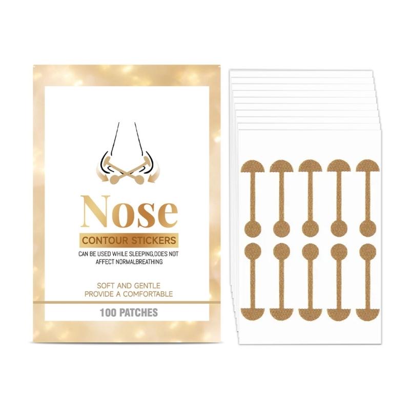 100pcs Breathable Nose Support Patches Lifting Nose Strips Comfortable And Cool Feeling In Various Environments 1