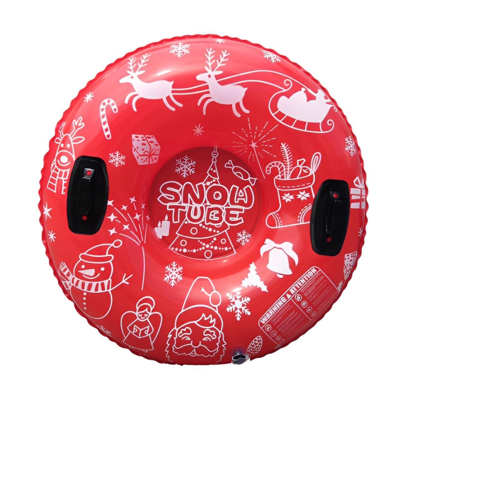 Boono Snow Tube with Handle, Sled, Kids  Snow Toy (90cm, Red)