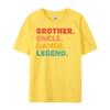 Funny Gamer Brother Uncle Gaming Legend Video Game Graphic T Shirts Men Cotton Men Shirts For Men Lovers Day