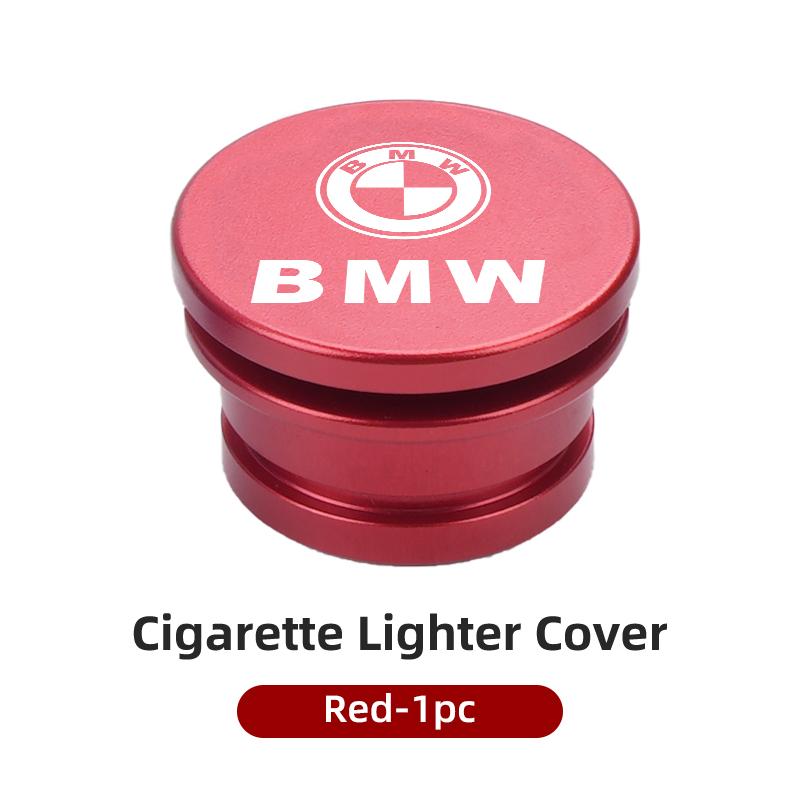 BIFL6 New 2025 Metal Car Cigarette Lighter Cover Decorative Cover DustProof Dust Cover Auto  Accessories For BMW E46 E90 E60 F30 F10 E