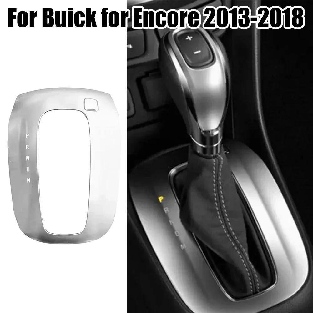 27) Silver ABS Gear Shift Panel Surrounding Bezel Trim for Buick For Encore Perfect Match and Easy Installation