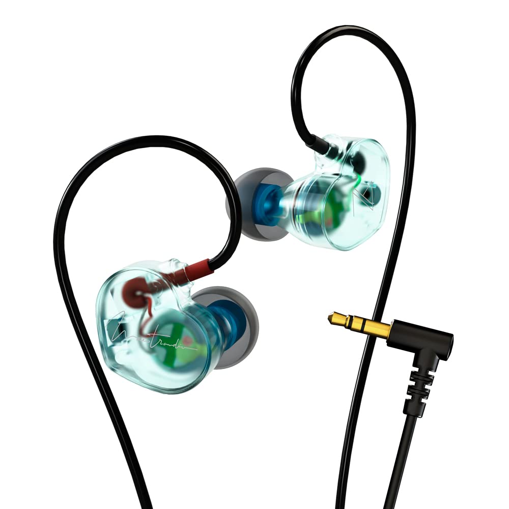 

Навушники Maestraudio MA910S Clear Mint з 10-мм динамічними драйверами з графеновим покриттям, пасивними керамічно-покритими твітерами, RST & HDSS, Зроблено в Японії,