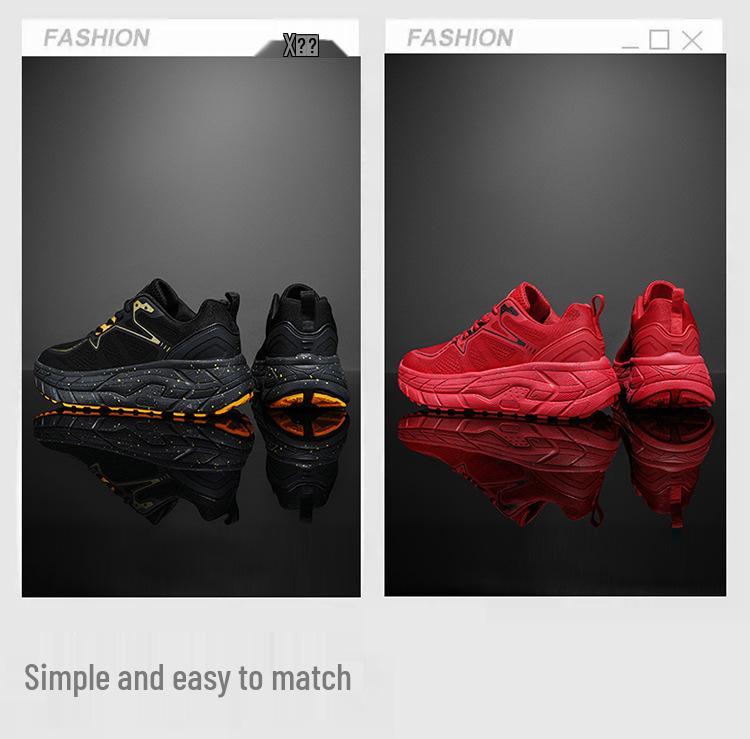 Men's Flyknit Breathable Racing Marathon Shoes: Summer Casual Sports Sneakers