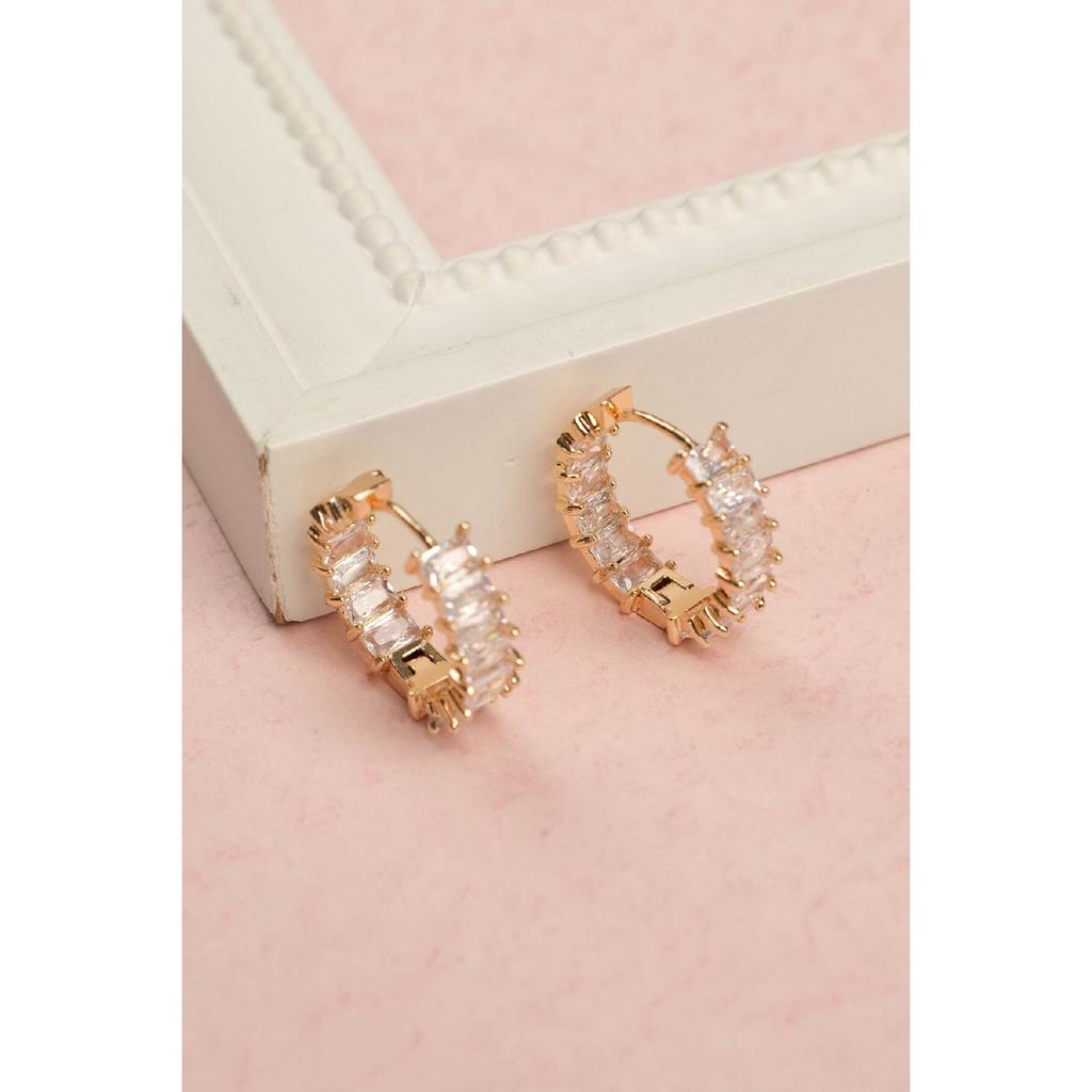 Damen-Ohrringe aus Stahl mit Rechnungsfunktion, garantiert ohne Farbverblassung Jfrch2034