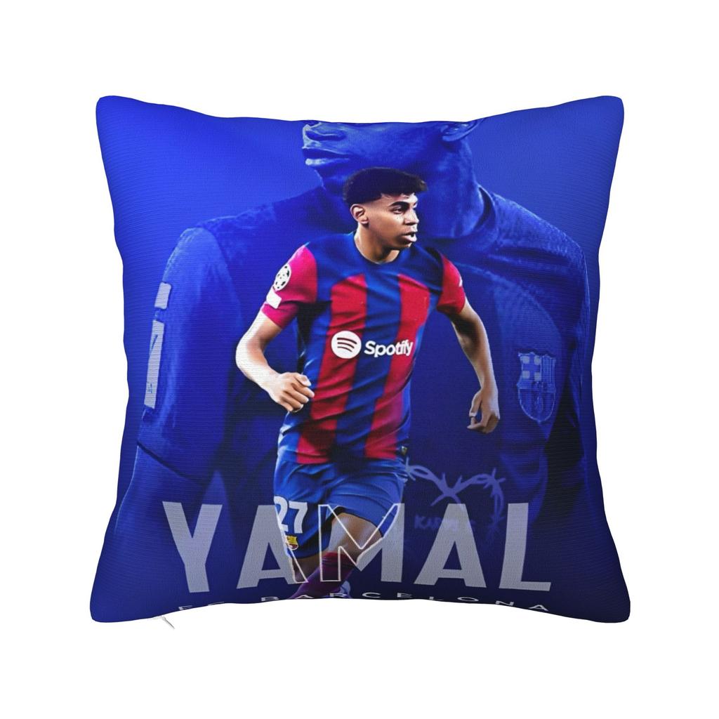 Federa Decorativa Lamine Y-Yamal Merch Letto Stella del Calcio Cuscino da Lancio Custodia Copertura Dropshipping Multimisura
