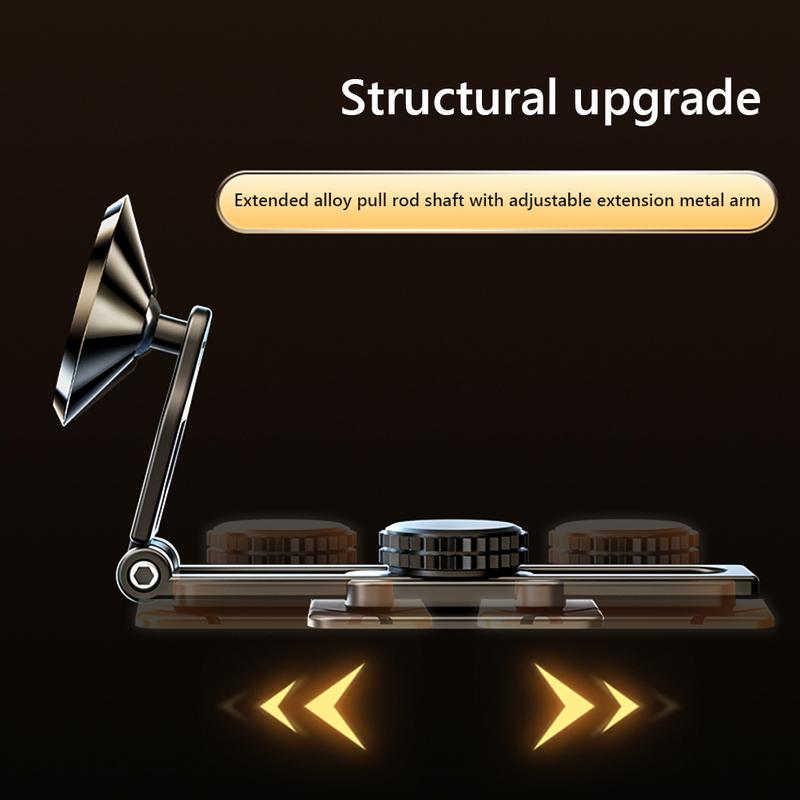 Foldable Magnetic Car Phone Bracket Slide Rail Adjustable Mobile Phone Mount Stand Telescopic Suspension for Tesla Model 3 X Y S