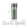 STANLEY Go Series Vacuum Slim Insulated Stainless Steel Water Outdoor Warranty Japanese Bottle, 0.37L, Green, Bottle, Use, Included, 10124-010