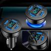 Ultra-Compact 66W 4-Port Car Charger - Fast USB A/C Charging Adapter for Smartphones & Tablets