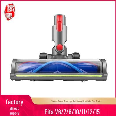 Compatible Brush Head for Dyson V6-V15 Vacuum Cleaners - Direct Drive Carpet Floor Suction