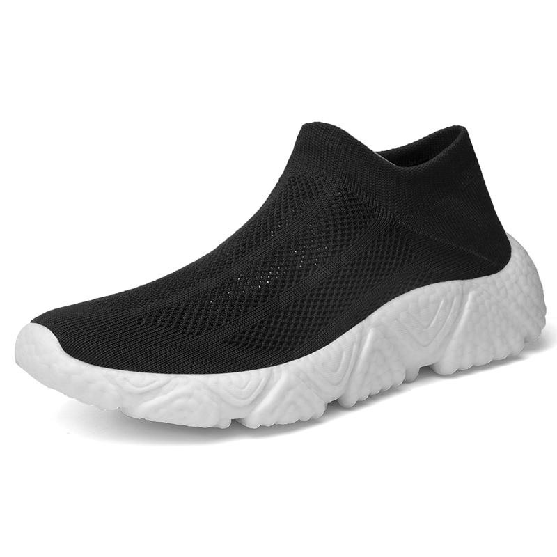 Shoes for Men 2025 New Sport Casual Fashion Sneakers Breathable Outdoors Loafers Men Sock Shoes  Plus Size Running Shoes for Men
