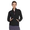 Womens/Ladies GoLuxe Ribbed Quarter Zip Sweatshirt
