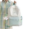 Schoolbag High-value schoolbag Female college student Large-capacity college student printed backpack Junior high school student lightweight travel 