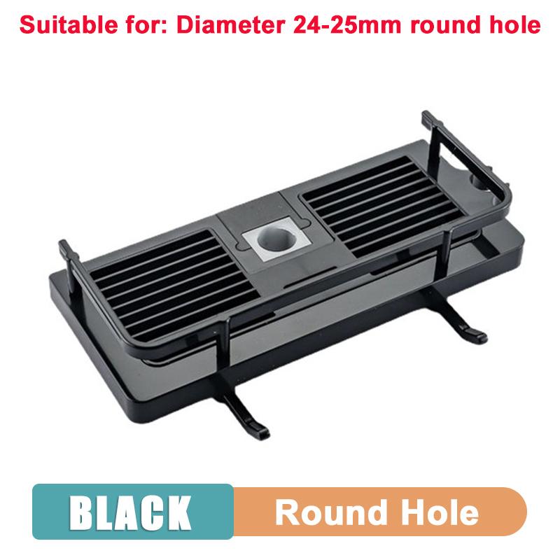 Shower Storage Holder Bathroom Shelf Pole Shelves Shampoo Tray Stand No Drilling Lifting Rod Shower Head Holder Rack Organizer