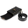 European and American Punk Women's Bag, Retro Brown, Outdoor Mobile Phone Change, Mini Bag, Sports and Leisure, Mini Waist Bag