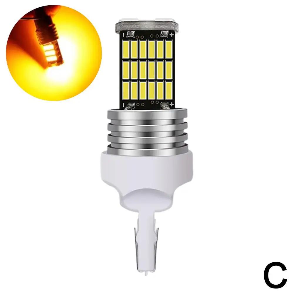 Автомобильная задняя лампа T15 1156 Ba15s P21w W16w 45smd 4014 светодиодная лампа для мотоцикла, часть 7440, лампа, автоматический сигнал, тормоз, резервный ход, задний ход V6d7