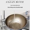 Yoshida Takumi Titanium Non-Stick Flat-Bottom Wok Set
