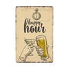 Beer Vintage Metal Tin Sign Chic Home Bar Cafe Poster Wall Decor Art Plaque Pub Tavern Retro Decorative Plates 20*30 CM