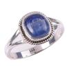 Natural Kyanite Gemstone Handmade 925 Solid Sterling Silver Ring Size 8 C4M15