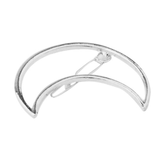 Fashion Alloy Hollow Moon Circle Triangle Bangs Hair Clip Women Hairpin Barrette