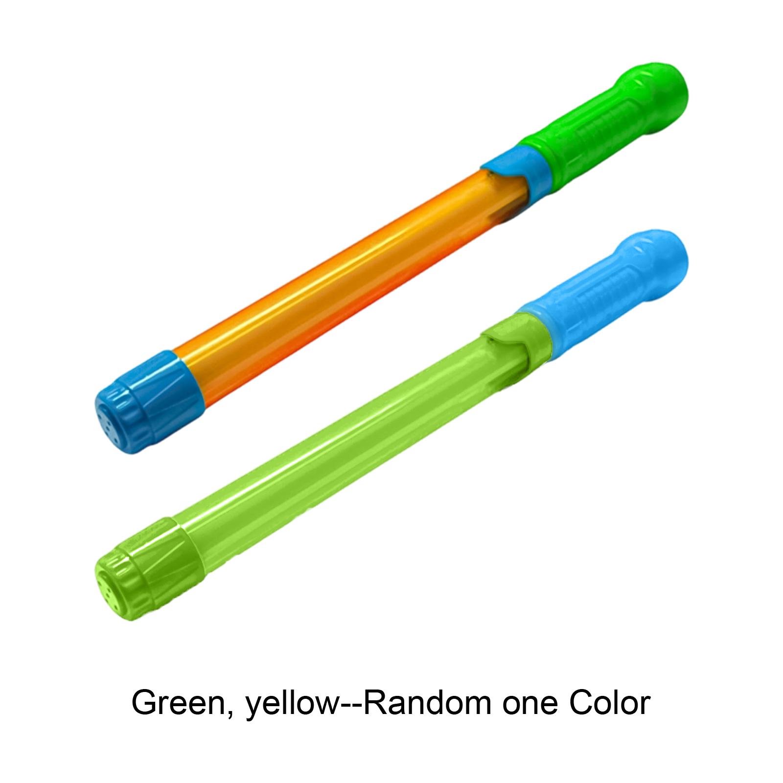 Pull Back Water Gun Toy for Kids Single Tube 5 Hole Water Blaster 59cm Length Outdoor Water Play Equipment One Size