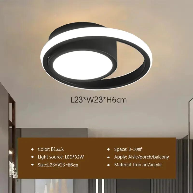 LED Aisle Ceiling Light Body Sensor Ceiling Lamp 36W 32W Bacony Entryway Closet Cloakroom Led Ceiling Lighting Fixtures Lustre