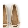 DakS Women S 2cm Flat ShoeS Ivory Dlf308