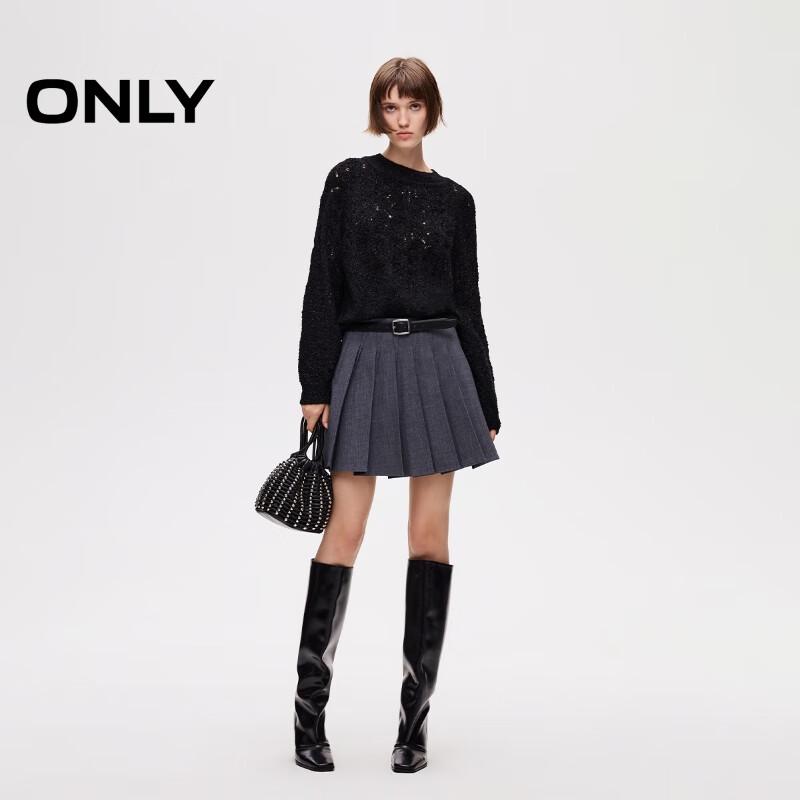 ONLY Women's 3D Mesh Raglan Knitted Sweater