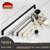 Modern Gold and Black Zinc Alloy Cabinet and Wardrobe Door Handles
