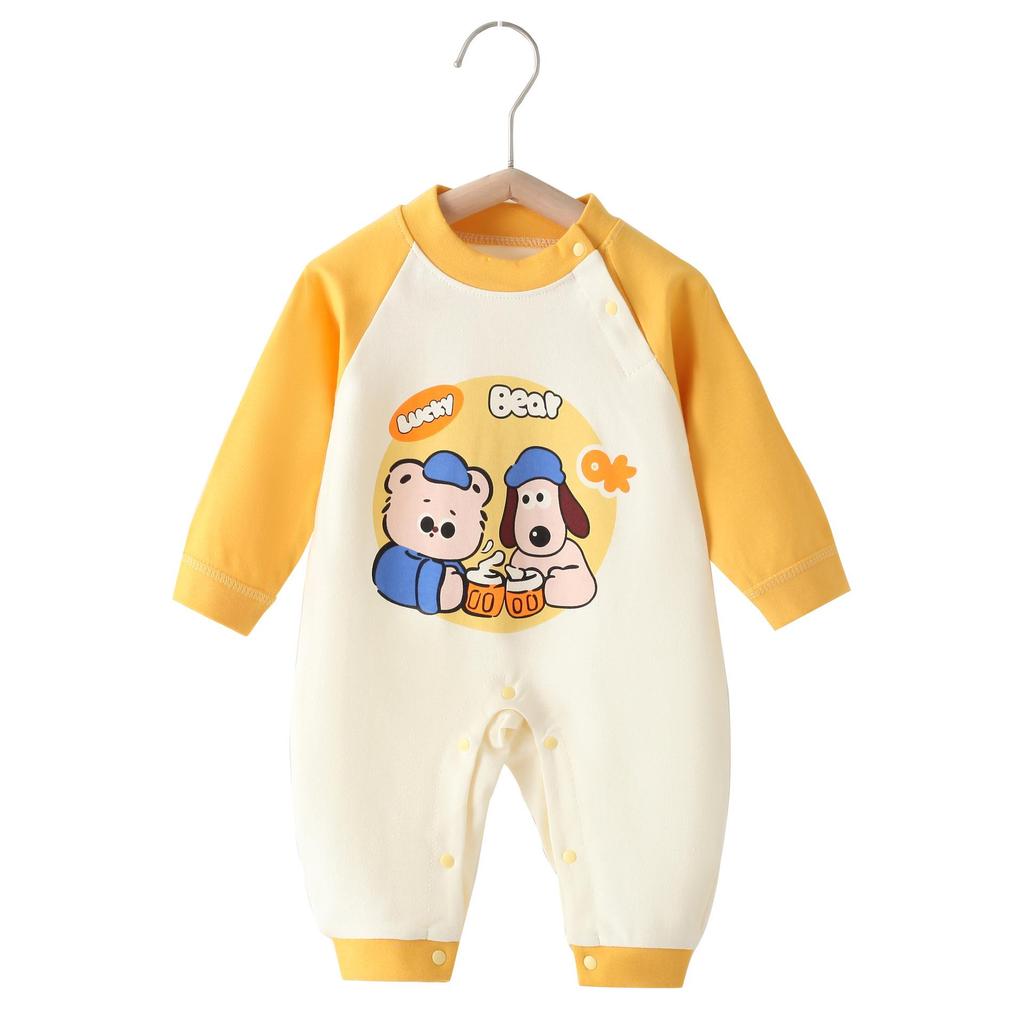 Autumn & Winter Infant & Toddler Long-Sleeve Cotton Romper for Baby Boys & Girls