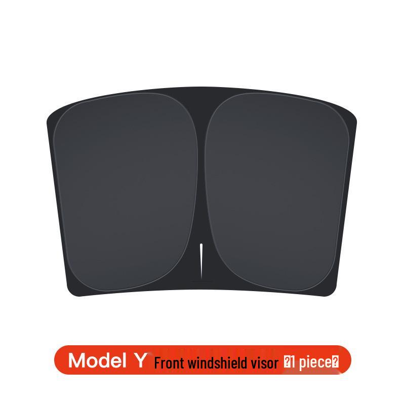 Tesla Model 3/Y Sunshade: Front Windshield Privacy, Heat Insulation, and Sun Protection