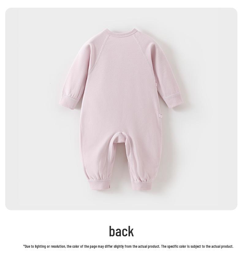 Newborn Baby Butterfly Cotton Jumpsuit: No-Bone Bodysuit for Spring, Autumn, Winter