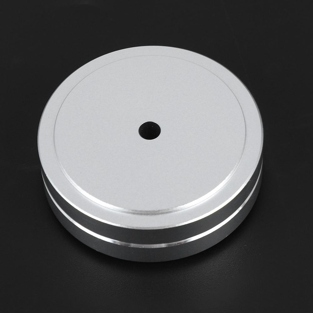 Aluminum Alloy Audio Amplifier Feet Pad Speaker HIFI Isolation Damper Pad (Silver)
