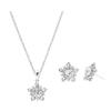 WESTISLAND Crystal Flora Necklace and Earrings Set_WI9051131