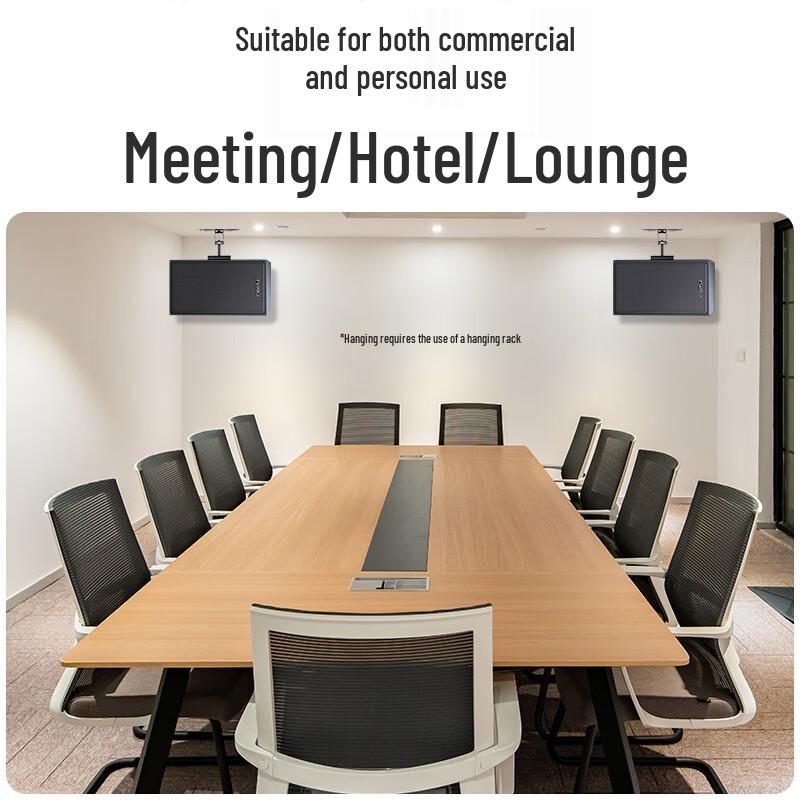 SANSUI H5 Wooden KTV Smart Speaker System CN plug (adapter included)