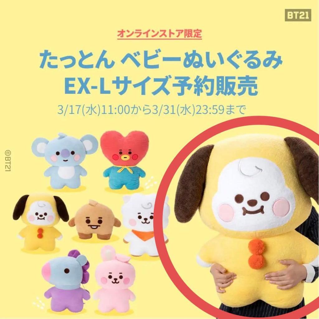 [USED] BT21 BABY Tatton EX-L Size CHIMMY