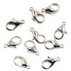 Approx.20pcs Lobster Claw Clasps Jewelry Making Findings 16x10mm Silver